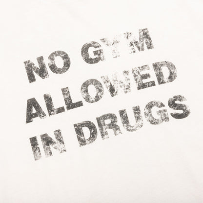 No Gym Allowed Boxy T-Shirt - Egg White