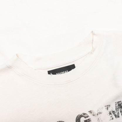 No Gym Allowed Boxy T-Shirt - Egg White