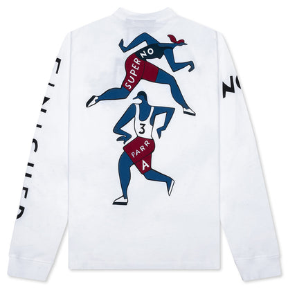 Not Finished Long Sleeve T-Shirt - White