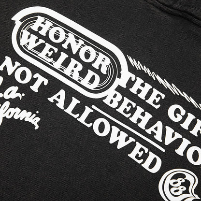 Not Allowed Hoodie - Black