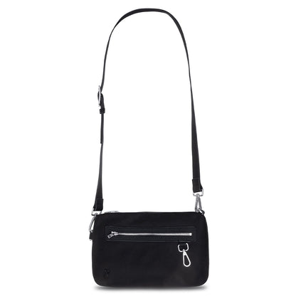 Nylon Messenger Bag - Black