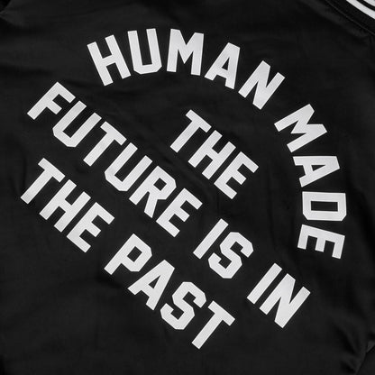 Nylon Stadium Jacket - Black