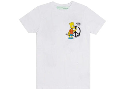 OFF WHITE BART SIMPSON PEACE OUT TEE