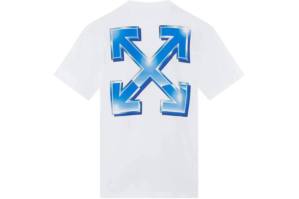 OFF WHITE METAL ARROWS T-SHIRT WHITE / BLUE