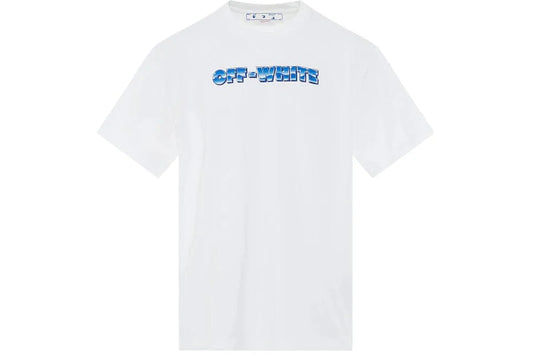 OFF WHITE METAL ARROWS T-SHIRT WHITE / BLUE