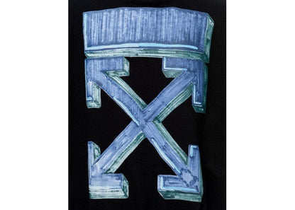 OFF WHITE BLACK MARKER ARROWS LONG SLEEVE BLACK/BLUE