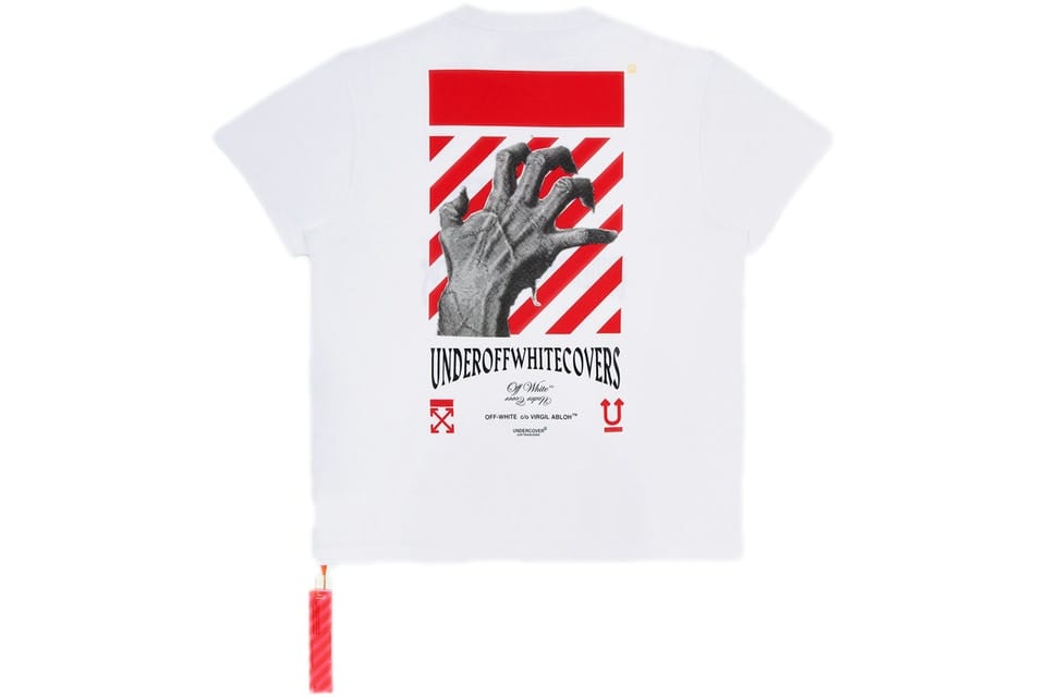 OFF WHITE UNDERCOVER HAND T-SHIRT WHITE / RED