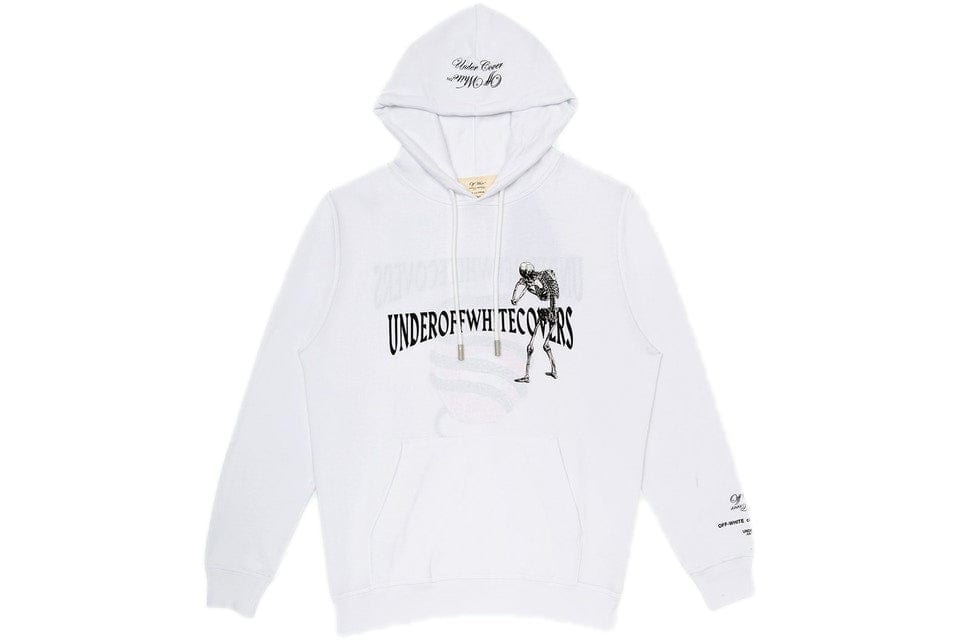 OFF WHITE UNDERCOVER SKELETON RVRS HOODIE WHITE