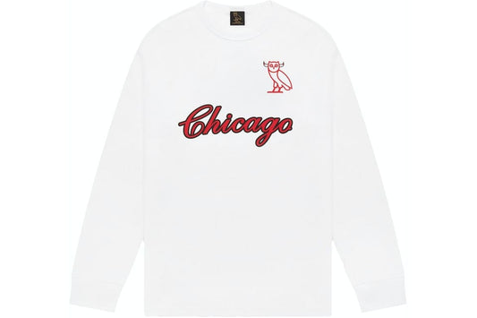 OVO X NBA LONG SLEEVE T-SHIRT CHICAGO BULLS