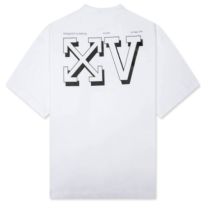 Off White x Feature Anniversary Skate S/S Tee - White