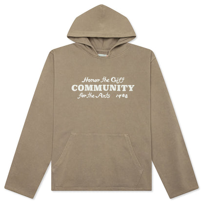 Oil Vintage Hoodie - Pebble