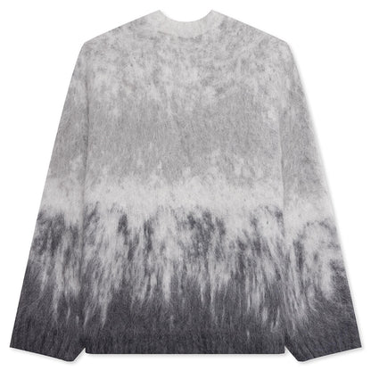 Ombre Knit Sweater - Light Grey