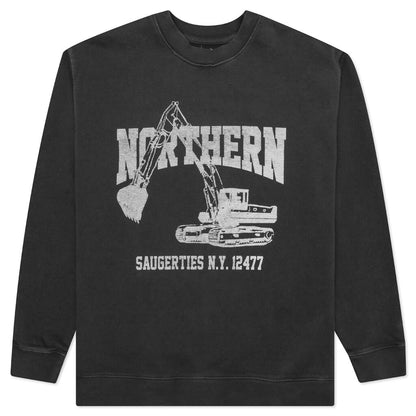 One Of These Days Excavation Crewneck - Black