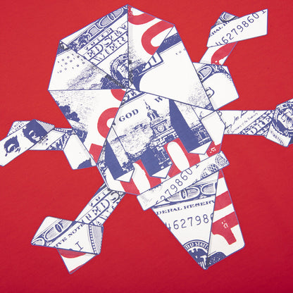 Origami S/S Tee - Fiery Red