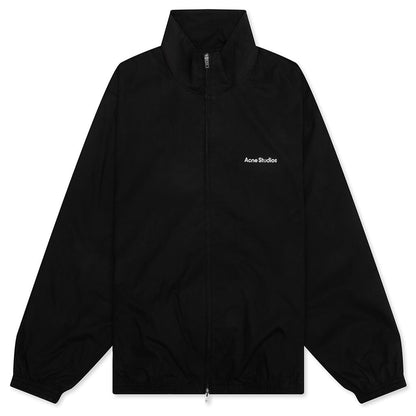 Logo Zipper Jacket - Black