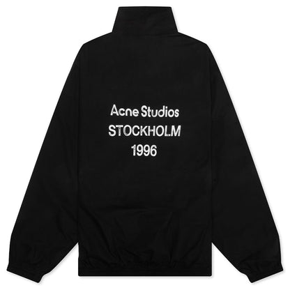 Logo Zipper Jacket - Black