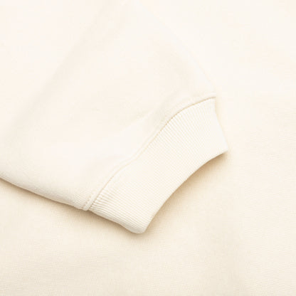 Outline Zip Hoodie - Ivory