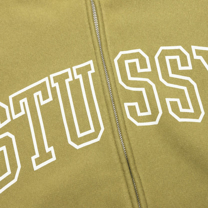 Outline Zip Hoodie - Olive