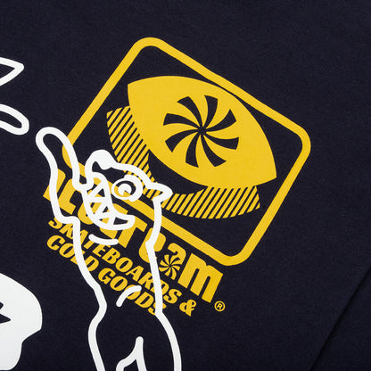 Overlay S/S Tee - Charcoal Art