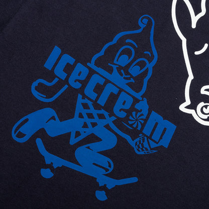 Overlay S/S Tee - Charcoal Art