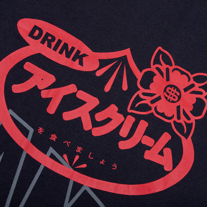 Overlay S/S Tee - Charcoal Art