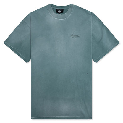 Owner Club Script T-Shirt - Vintage Green