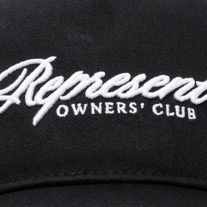 Owners Club Script Cap - Black
