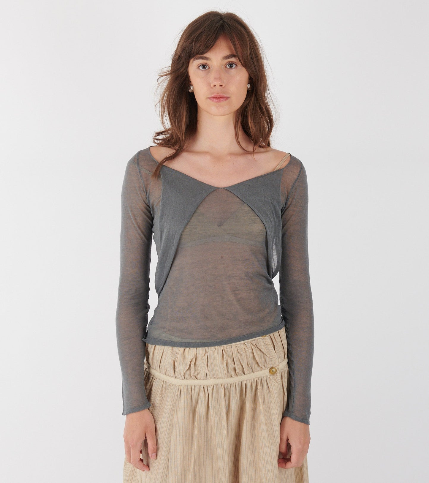 Clyo Long-sleeved Grey