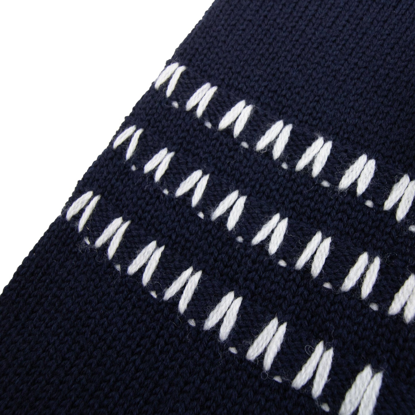 Pre-Loved Moncler Logo Knitted Sweatshirt Navy 778 Medium