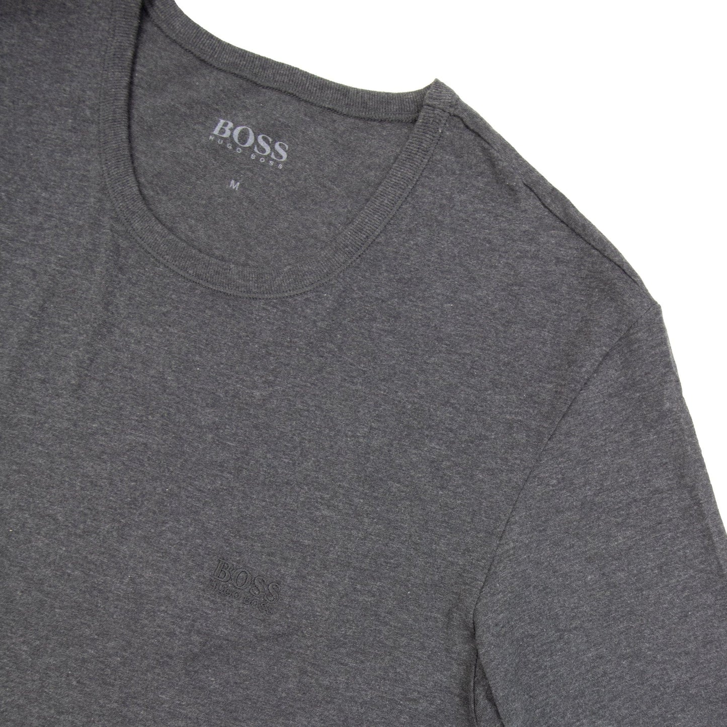 Pre-Loved BOSS Mens Regular Fit Crew Neck Grey Medium