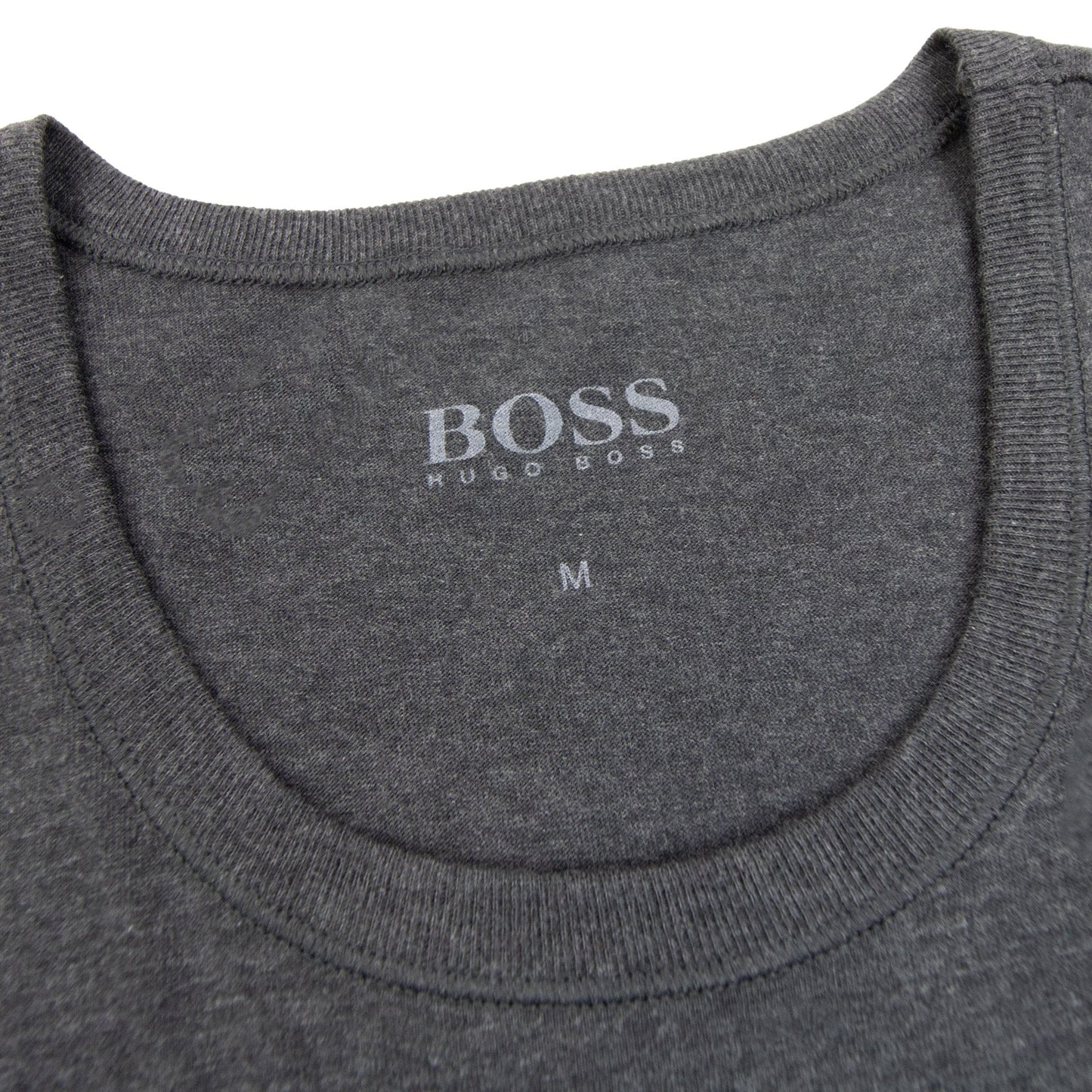 Pre-Loved BOSS Mens Regular Fit Crew Neck Grey Medium