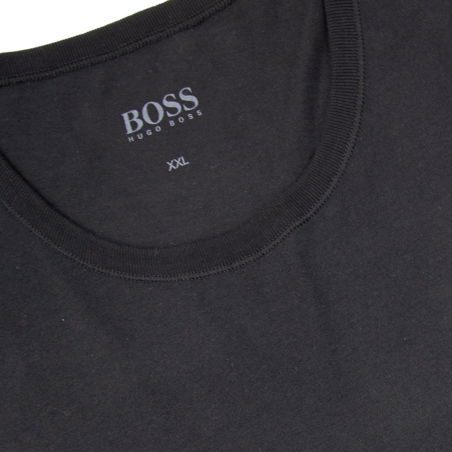 Pre-Loved BOSS Mens Regular Fit Crew Neck Black 3XL