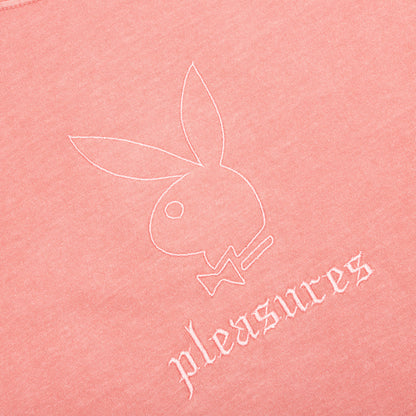 PLEASURES x Playboy Entertainment Pigment Dye T-Shirt - Red