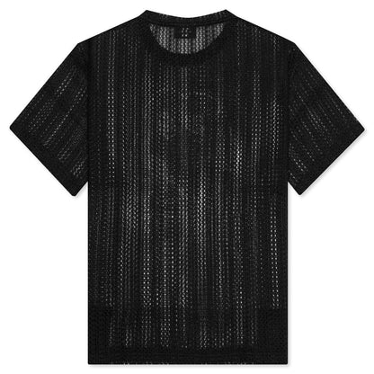 Volume Mesh T-Shirt - Black