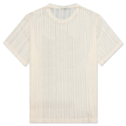 Volume Mesh T-Shirt - White