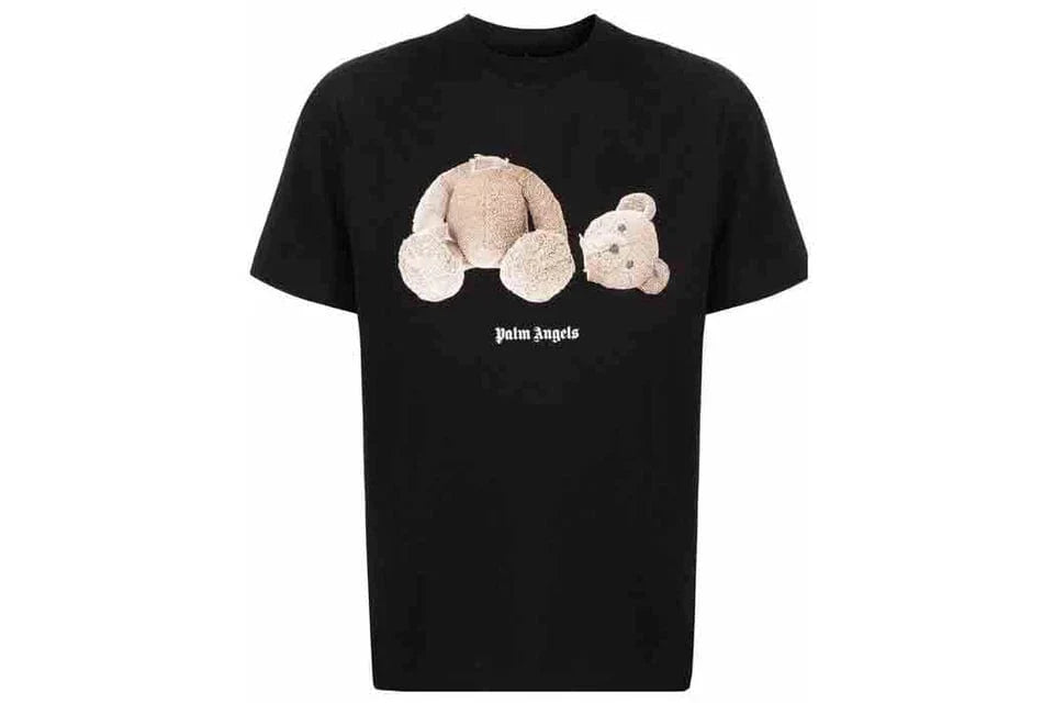 PALM ANGELS TEDDY BEAR T-SHIRT BLACK