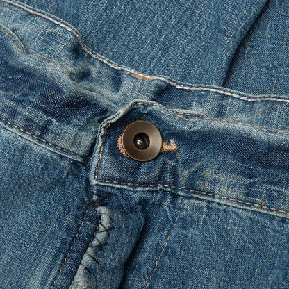 Wide-Leg Jeans - Blue Washed
