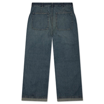 Wide-Leg Jeans - Blue