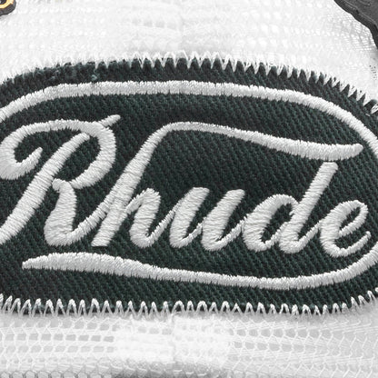 Patch Mesh Trucker Hat - Black/White