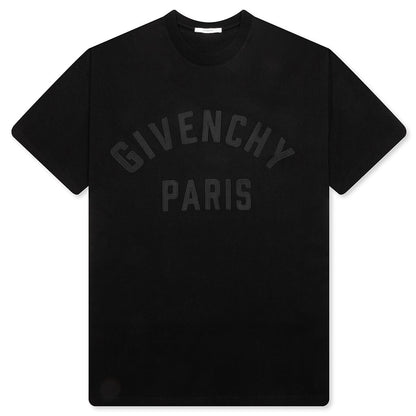 Patch Silk T-Shirt - Black
