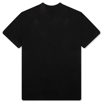 Patch Silk T-Shirt - Black