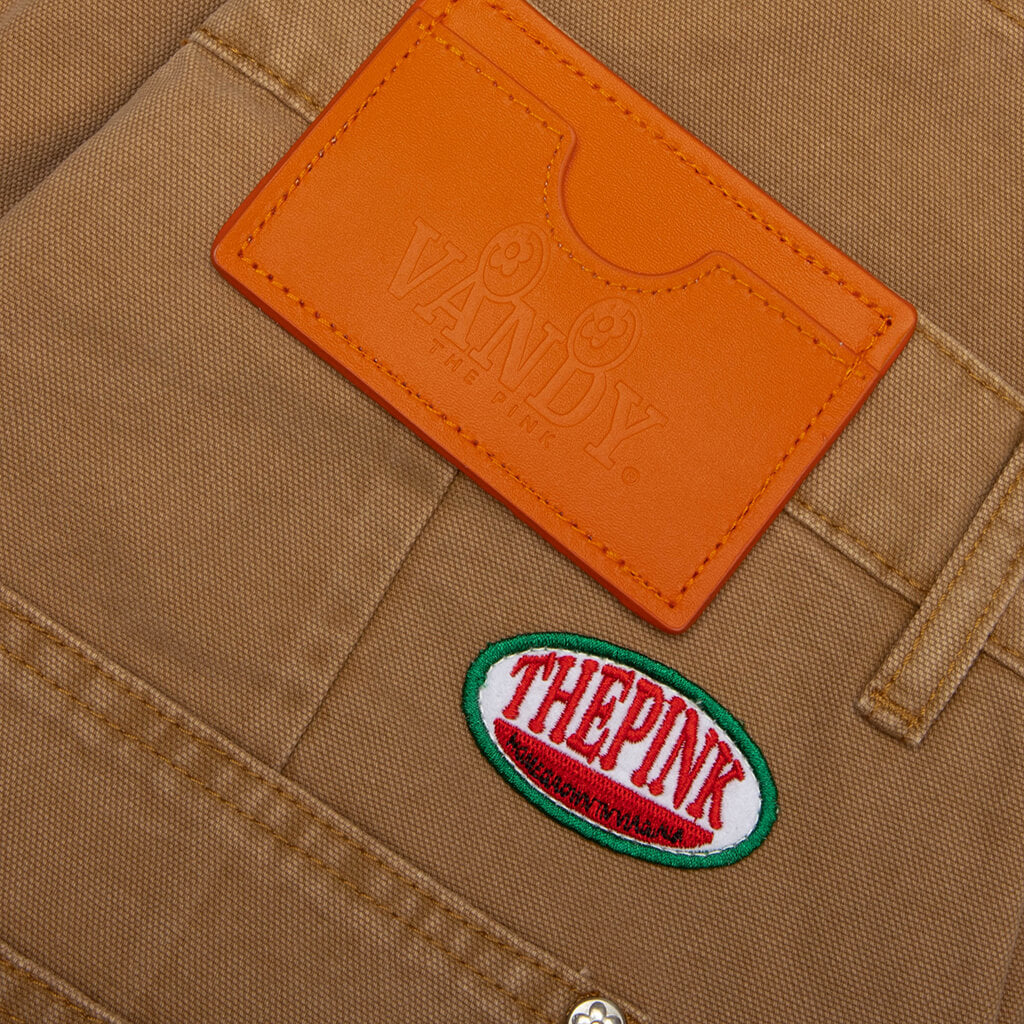 Fruit Patch Canvas Shorts -  Washed Tan