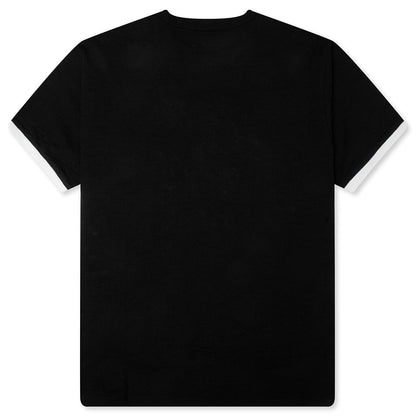 Pearl Patchwork S/S T-Shirt - Black
