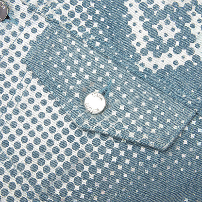 Pearlescent Monogram Denim Jacket - Pearlescent