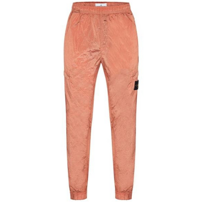 Stone Island Orange Nylon Metal Cargo Pants