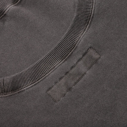 Pigment Dyed Sweat Shirt L/S - Black
