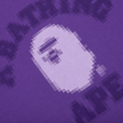Pixal College Relaxed Fit Tee - Purple