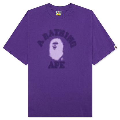 Pixal College Relaxed Fit Tee - Purple