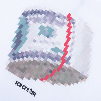 Pixel S/S Tee - White