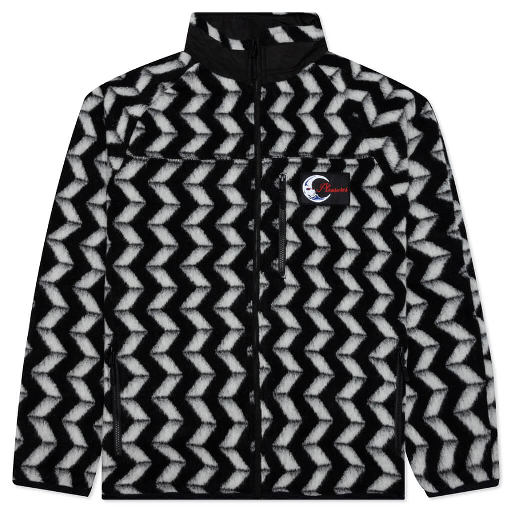Pleasures Drifter Fuzzy Jacket - Black